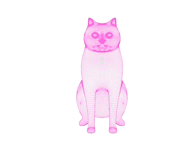 cat animation c4d cat model pussy