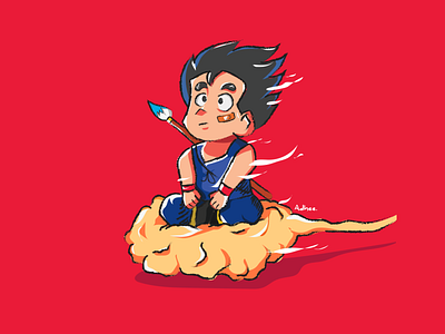 Son Goku Wallpaper by Samuel Suarez on Dribbble