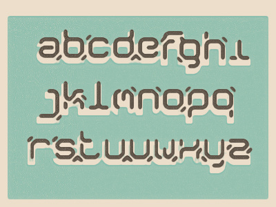 Modulo abc font symmetry modulo1 typeface