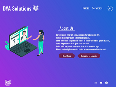 DYA Solutions Landing Page