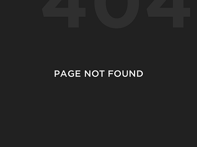 Day 008 - 404 Page 404 found minimal not page simple