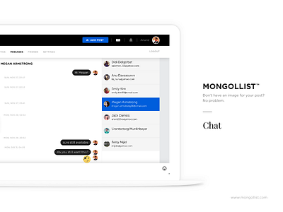 Mongollist Chat chat feature mongollist