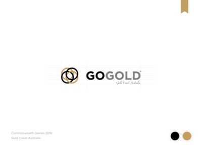 GoGold - Logo 2018 australia commonwealth games gogold logo