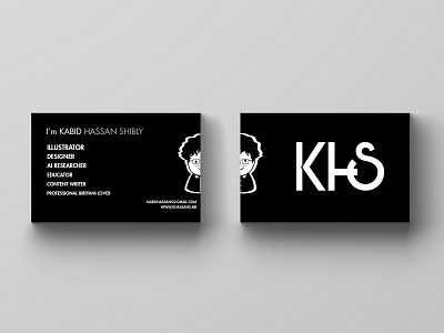 Minimalist Business Card adobe illustrator blackandwhite branding design busniesscard conceptual illustraion logo minimalist self portrait typoraphy vector