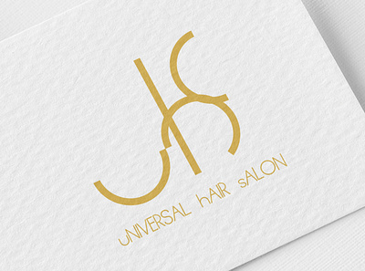 "uhs" Hair Salon Minimal Logo branding design illustration logo logo design logodesign logos logotype minimal minimalism minimalist minimalist logo minimalistic modern typography typography art typography design typography logo vector