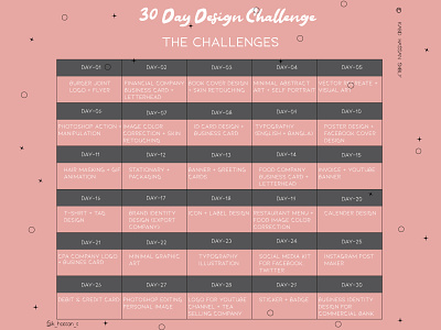 30 day Graphic Design challenge