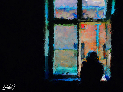 Window Digital Painting