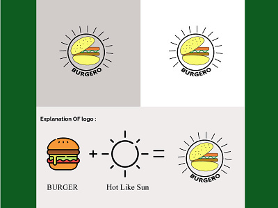 burger logo final branding burger logo design illustration logo logo design logodesign logos logotype minimalistic