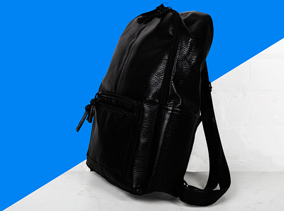 black fashion backpack | Product Background Remove Clipping Path amazon product background color change background removal service background remove clipping path cutout image hair masking object remove pen tool product retouch