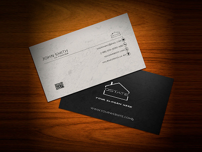 Classic Simple minimal Business Card PSD Template Free Download