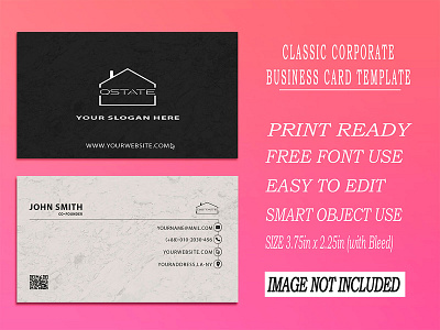 Classic Corporate Business Card Template business card design creative business cards modern business cards unique business cards visiting card design