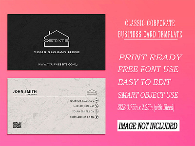 Classic Corporate Business Card Template