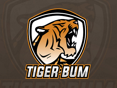 Tiger Bum E Sports Gaming Logo animal logo e sports freefire gaming gaming logo gaminglogo logo logo design mascot logo pubgmobile tiger logo tiger mascot