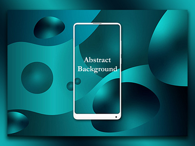 Abstract-background illustration circles fluid gradient effect