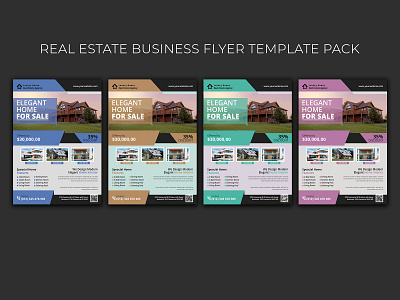 Real Estate Business Corporate Flyer Template layout