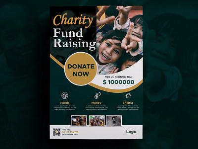International Charity Day Donation Help Refugee Flyer Poster charity donation flyer template help refugee vector