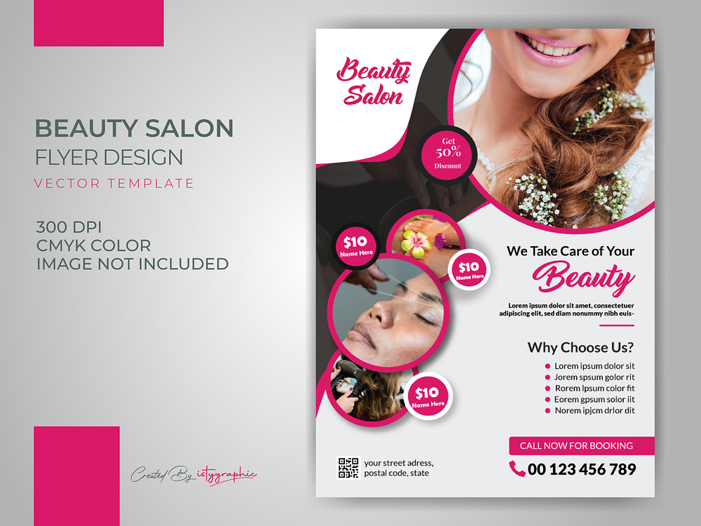 Beauty Spa Salon Flyer Template Download by Abdur Rahman Isty on Dribbble