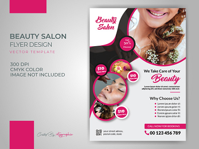 Beauty Spa Salon Flyer Template Download brochure