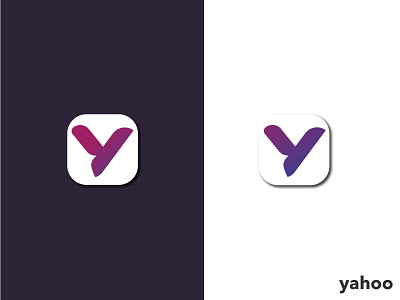 yahoo logo flat