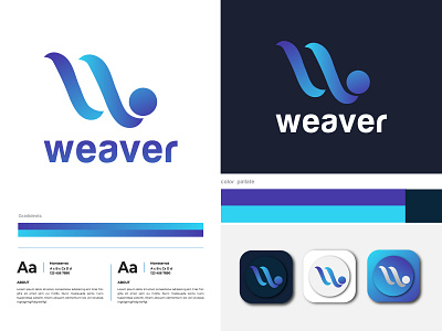 W letter logo design - Modern App logo abstract logo app logo brand identity branding business logo flat flat logo graphic design icon design illustration logo animation logo design logo designer logo mark logotype minimal minimalist logo modern logo design w letter logo web logo