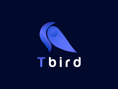 T letter logo - Bird logo design - Modern logo