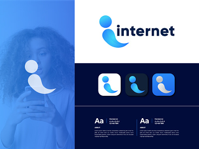 Modern logo design - i letter logo - Technology logo