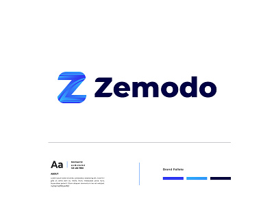 Modern logo design - Branding - Z logo