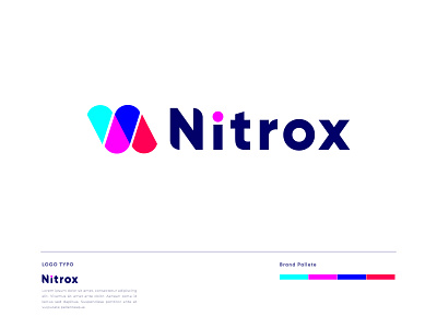 Nitrox Modern Logo - Brand identity - N logo mark