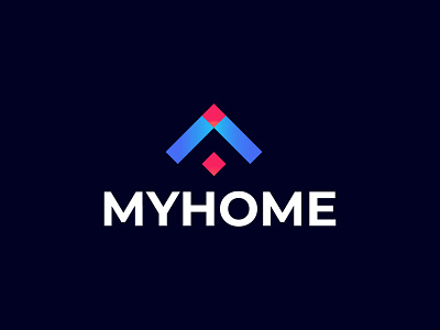 Home Modern Logo - Minimal logo - M logo