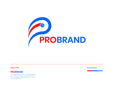 P Modern Letter Logo Design - Logo Branding