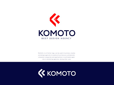 K letter modern logo - Logo design - Branding