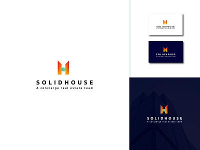 Real Estate Modern Logo Design - H Logo Branding abstract logo agency logo app logo brand identity branding business logos company corporate identity creative flat logo graphic design h letter logo logo collection logo design logo designer logo mark minimalist logo modern logo professional web logo