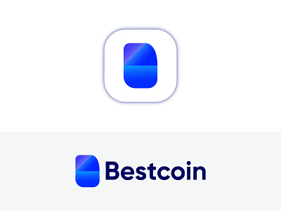 Bestcoin Modern Logo Design - B Lettermark Logo