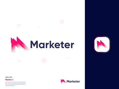 Modern Logo Design, M Letter Logo, Logo Design, Branding