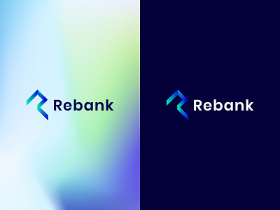 R letter logo design - Banking logo