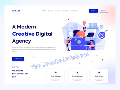 Zilik Lab - Digital Business Agency Website