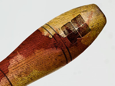 Aorta (Handle Detail) blood brown fwa handle wood