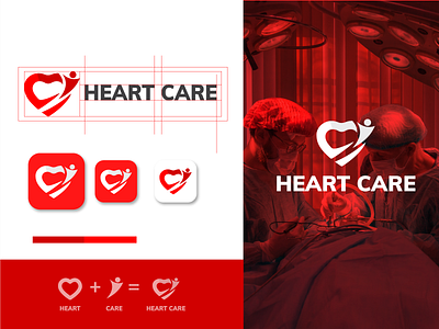 Heart Care logo/ Doctor logo/ modern logo