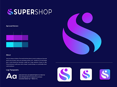 S letter logo design/Super shop loog