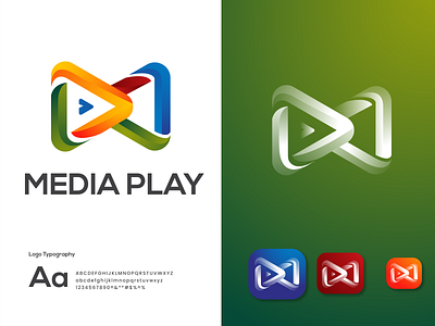Media play logo/M letter logo app bestshot boxing branding creative creative logo design logo mediaplaylogo minimal minimalist mletterlogo modern