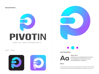 P Letter logo/Pivot In logo app bestlogo bestshot boxing branding creative creative logo design flat icon logo logos minimalist modern pletterlogo plogo print turnlogo
