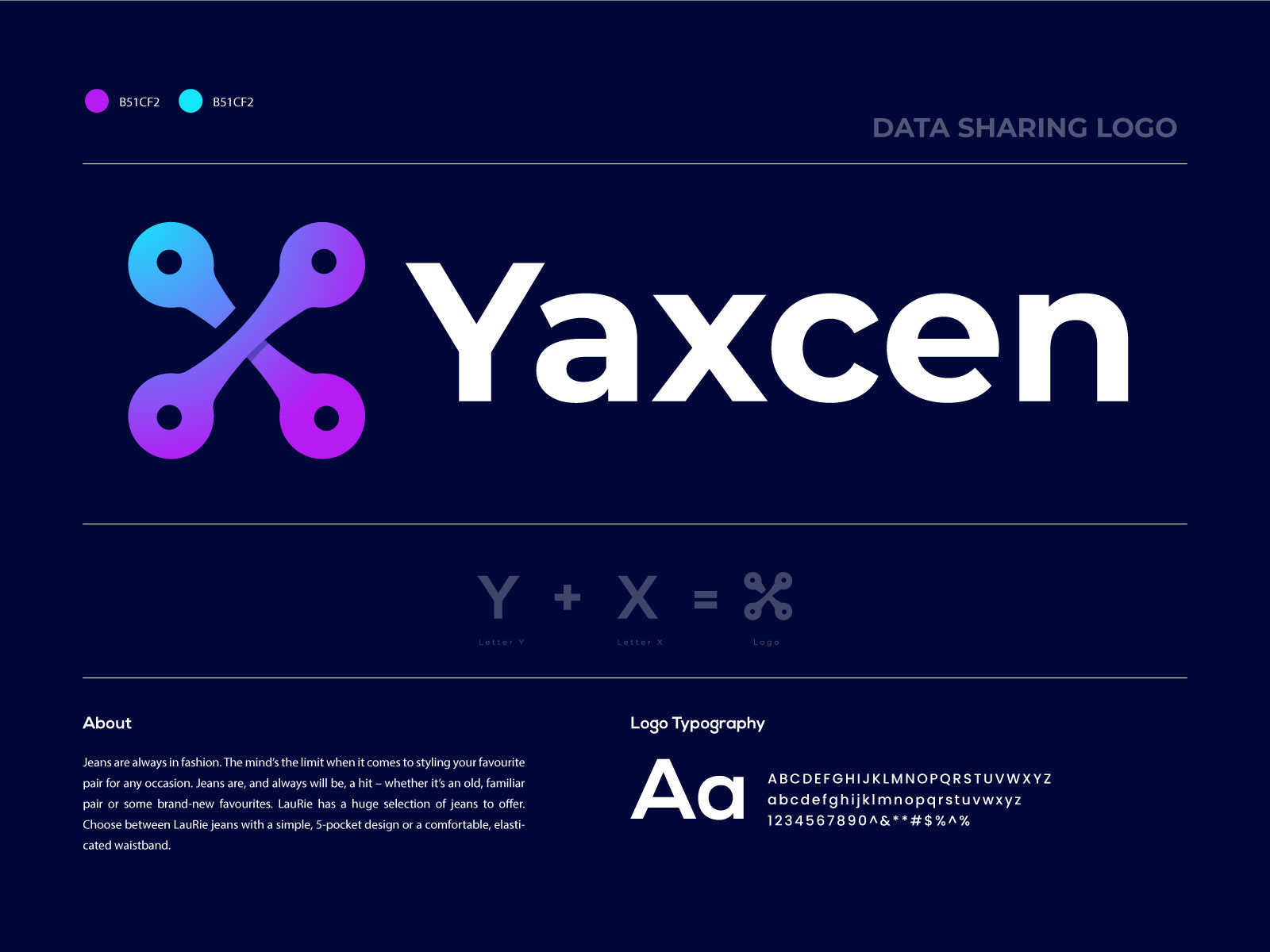 XY logo/xlogo/Yaxcen logo by Amir Hossen on Dribbble