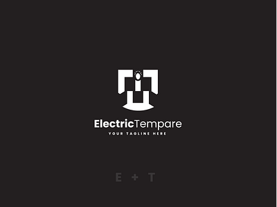 electric Tempare Logo app bestshot blacklogo boxing branding creative creative logo design ecommerce electriclogo elegant elogo etletterlogo icon logo minimalist modern tempare tempareturelogo tlogo