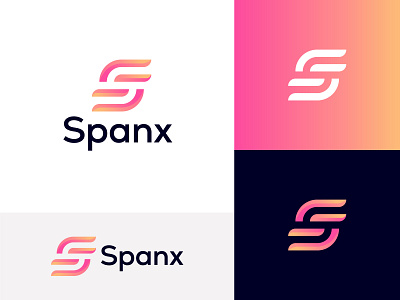 Spanx - S Letter Logo brand design brand identity branding design icon illustrator lettermark logo minimal modern logo s letter logo typography