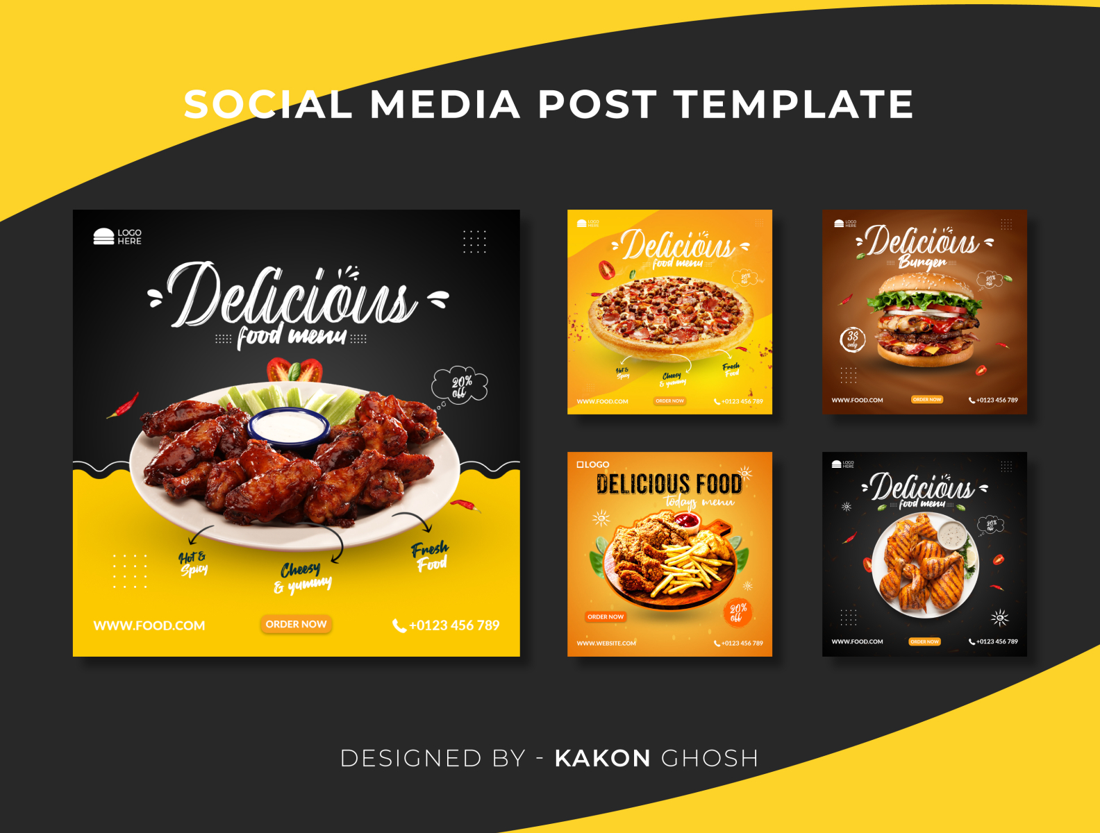 food presentation in social media