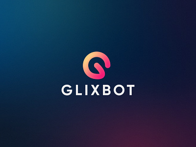 GlixBot Logo app logo bot loto brand design brand identity branding g letter logo logo minimal modern logo