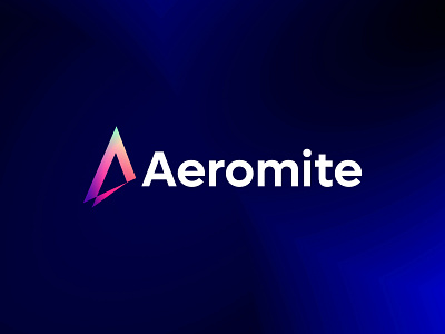 Aeromite-Finance App Logo a letter logo brand design brand identity branding design finance app logo fintech logo letter logo logo minimal modern logo tech