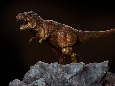 T-REX 3d chocolate monster sculpting tyrannosaurus