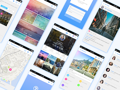 travel app concept