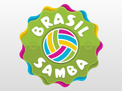 'Brasil Samba' Logo brasil cup design elements infographic samba soccer stock world